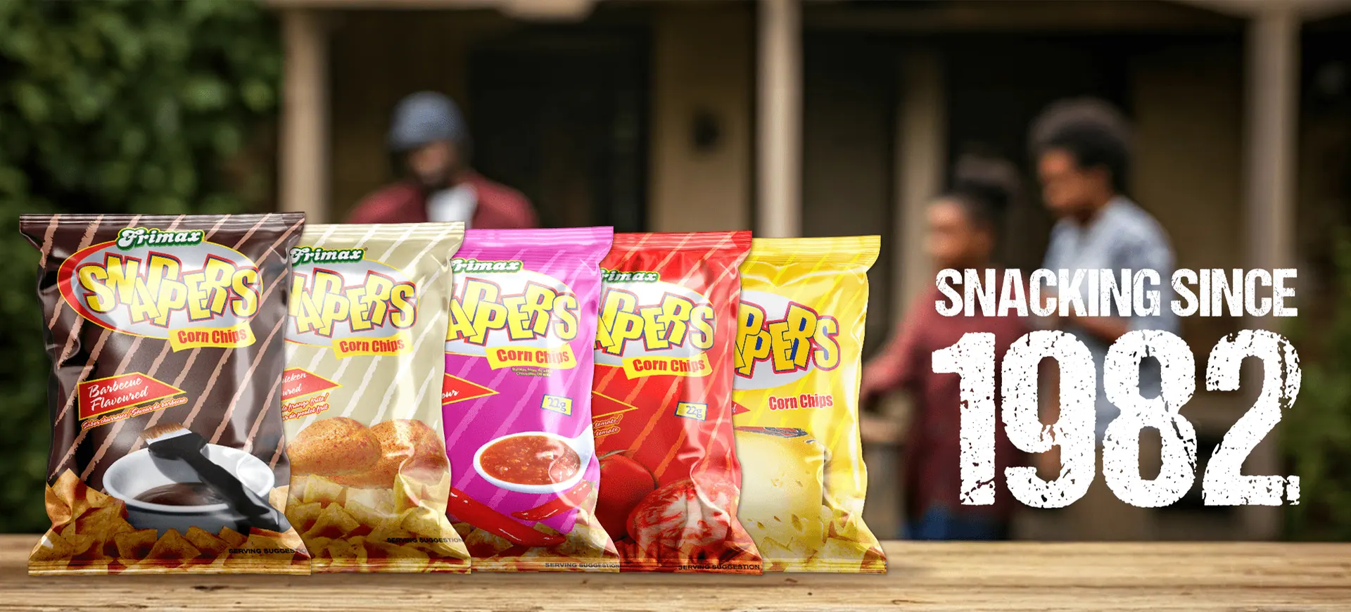 Snappers corn chips range