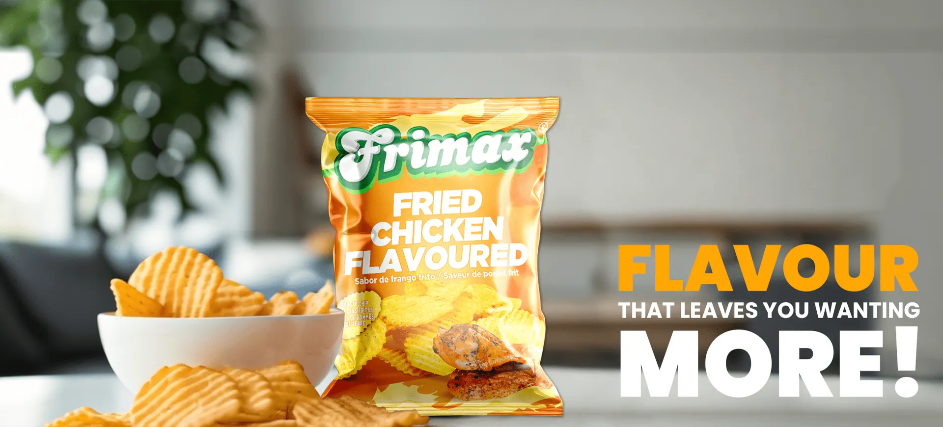 Frimax fried chicken flavoured potato chips
