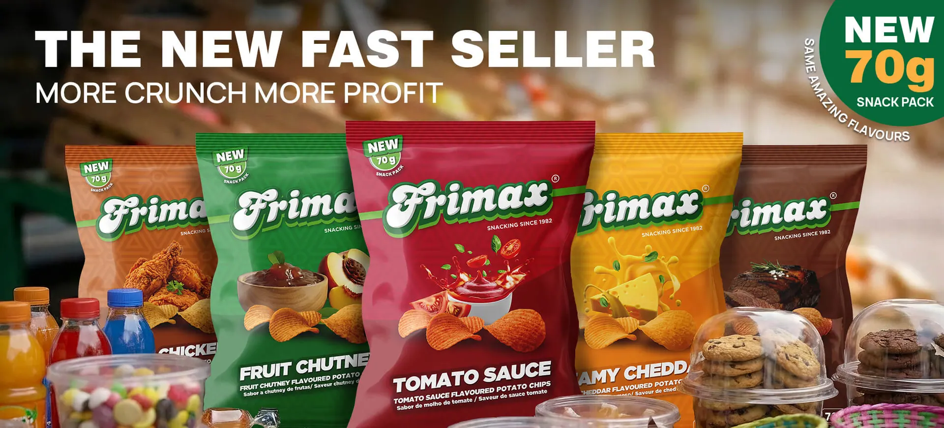Frimax 70g snack packs: the new fast seller